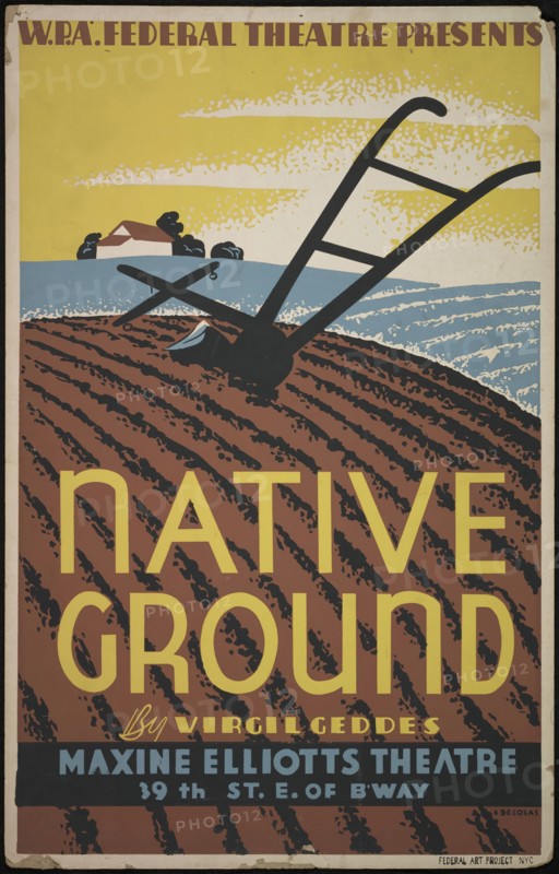 Native Ground, New York, [1937]. Creator: Unknown.