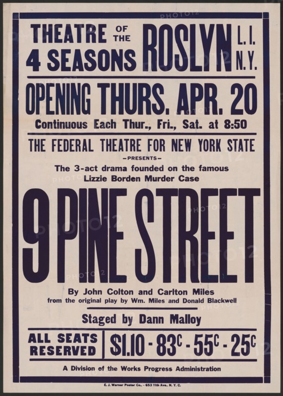 9 Pine Street, Roslyn, NY, 1939. Creator: Unknown.