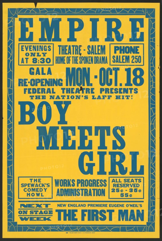 Boy Meets Girl, Salem, MA, 1937. Creator: Unknown.