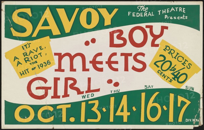 Boy Meets Girl, San Diego, 1937. Creator: Unknown.