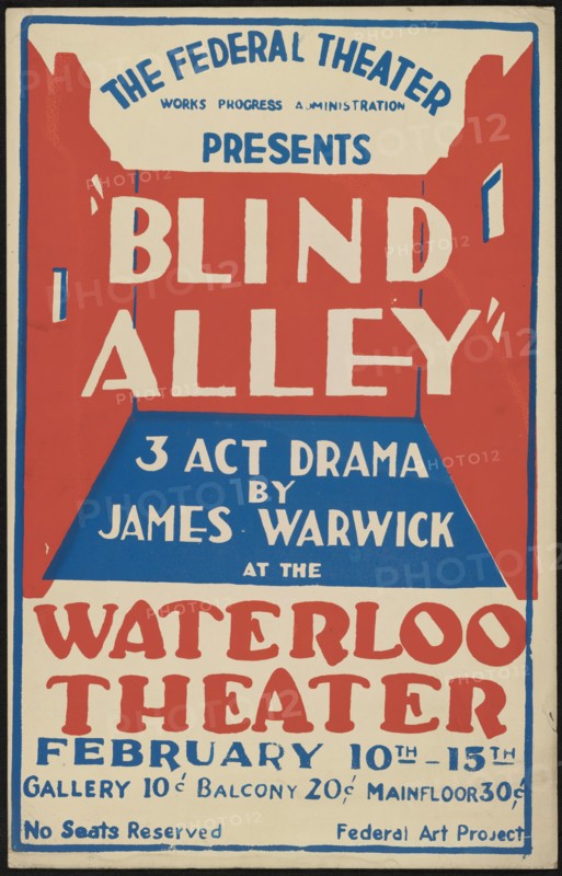 Blind Alley, Waterloo, IA, 1937. Creator: Unknown.