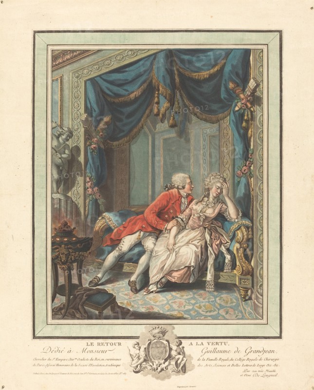 Le retour a la vertu. Creator: Joseph de Longueil.