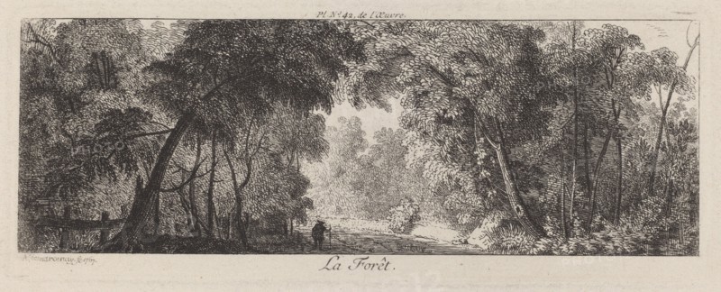 La Forêt, 1767. Creator: Antoine de Marcenay Ghuy.