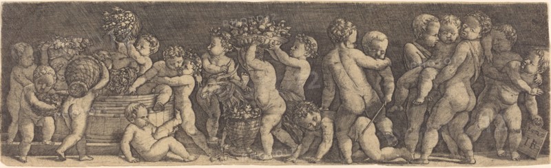 Children Harvesting Grapes. Creator: Master I. B..