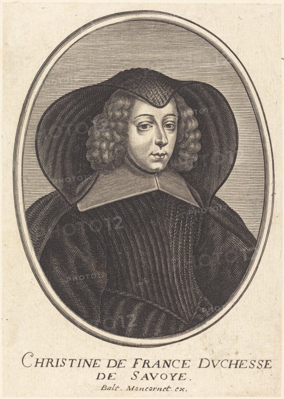 Christine of France. Creator: Balthasar Moncornet.