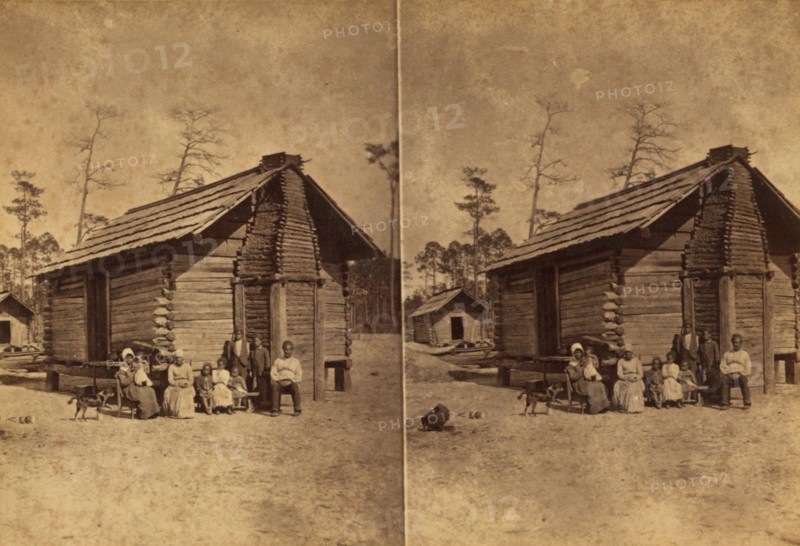 Log cabin. Florida, c1850-c1930. Creator: Unknown.