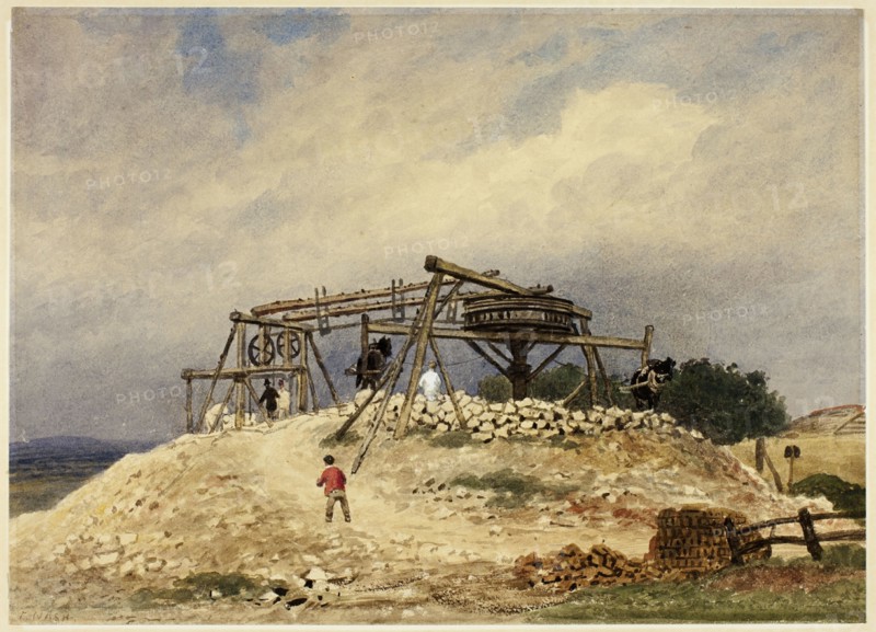 Top of Mineshaft, c. 1815. Creator: Frederick Nash.
