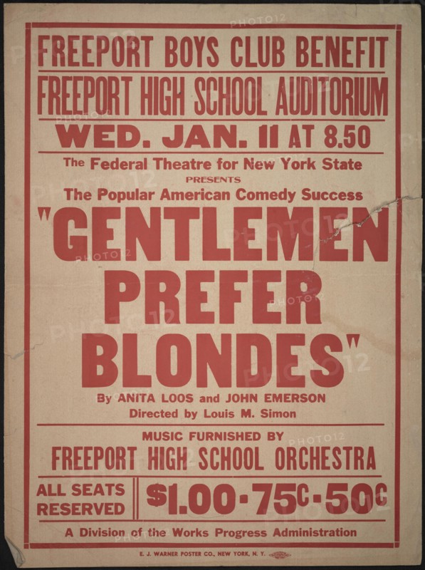 Gentlemen Prefer Blondes, [193-]. Creator: Unknown.
