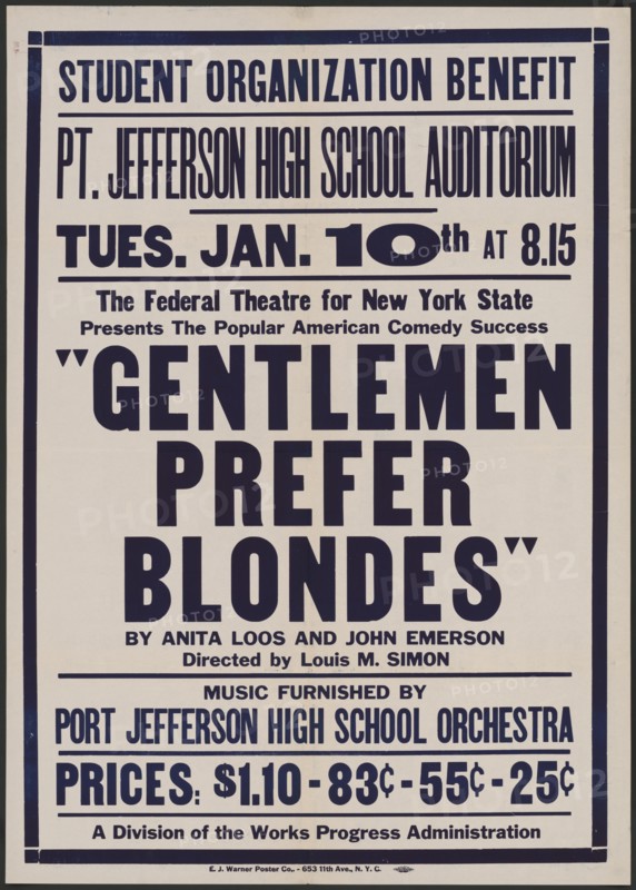 Gentlemen Prefer Blondes, [193-]. Creator: Unknown.