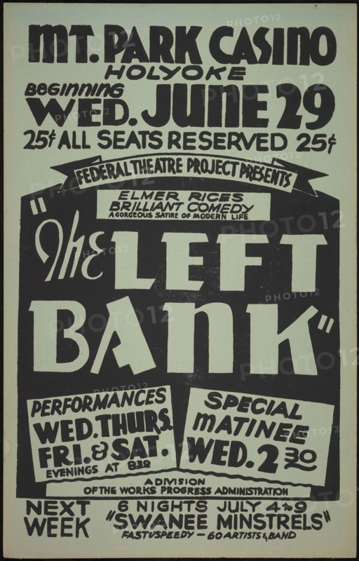 The Left Bank, Holyoke, MA, 1938. Creator: Unknown.