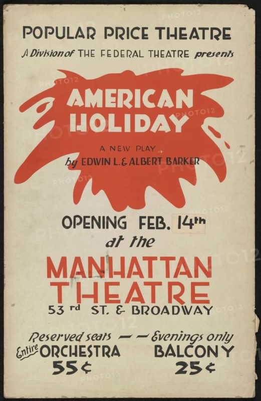 American Holiday, New York, 1936. Creator: Unknown.