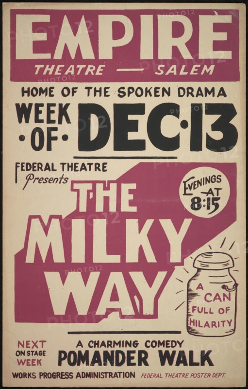 The Milky Way, Salem, MA, [193-]. Creator: Unknown.