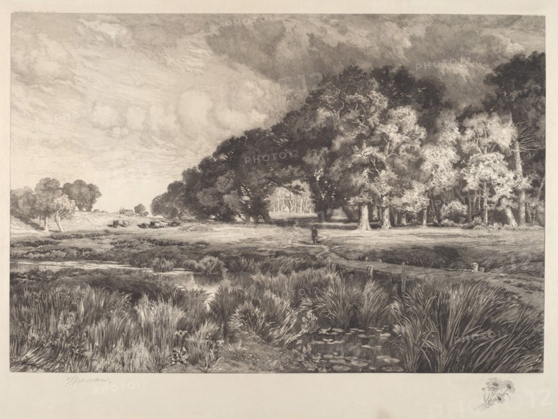 Long Island Landscape, 1889. Creator: Thomas Moran.