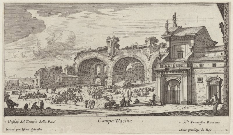 Campo Vacina, 1640-1660. Creator: Israel Silvestre.