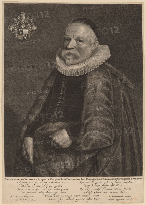 Gillis de Glarges, 1643. Creator: Jonas Suyderhoef.
