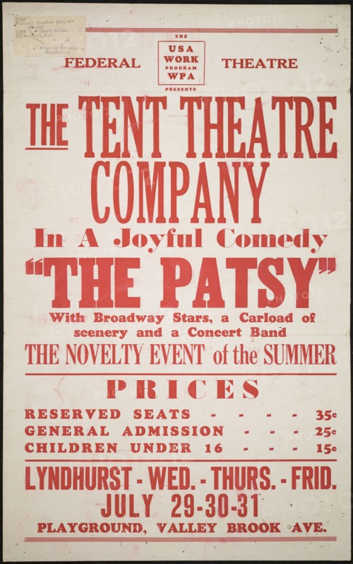 The Patsy, Hackensack, NJ, [193-]. Creator: Unknown.