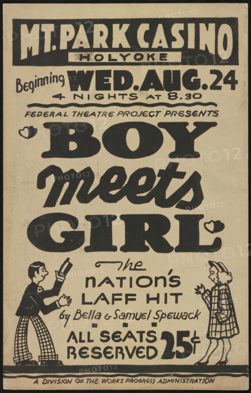 Boy Meets Girl, Holyoke, MA, 1938. Creator: Unknown.