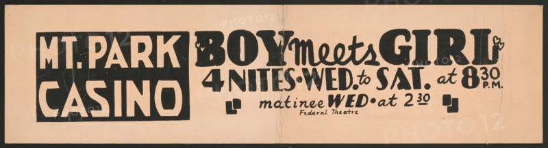 Boy Meets Girl, Holyoke, MA, 1938. Creator: Unknown.