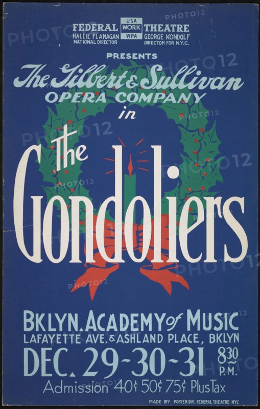 The Gondoliers, New York, [1930s]. Creator: Unknown.