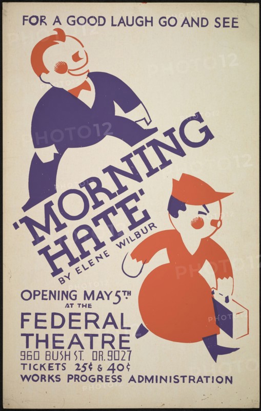 Morning Hate, San Francisco, 1936. Creator: Unknown.