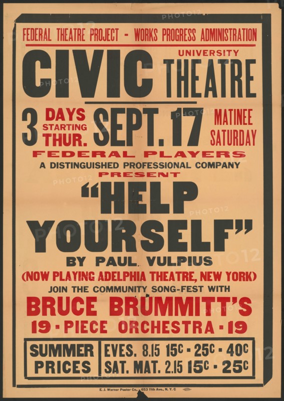Help Yourself, Syracuse, NY, 1936. Creator: Unknown.