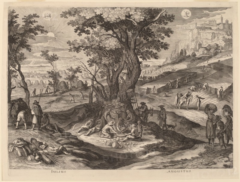 July and August, 1615. Creator: Aegidius Sadeler II.