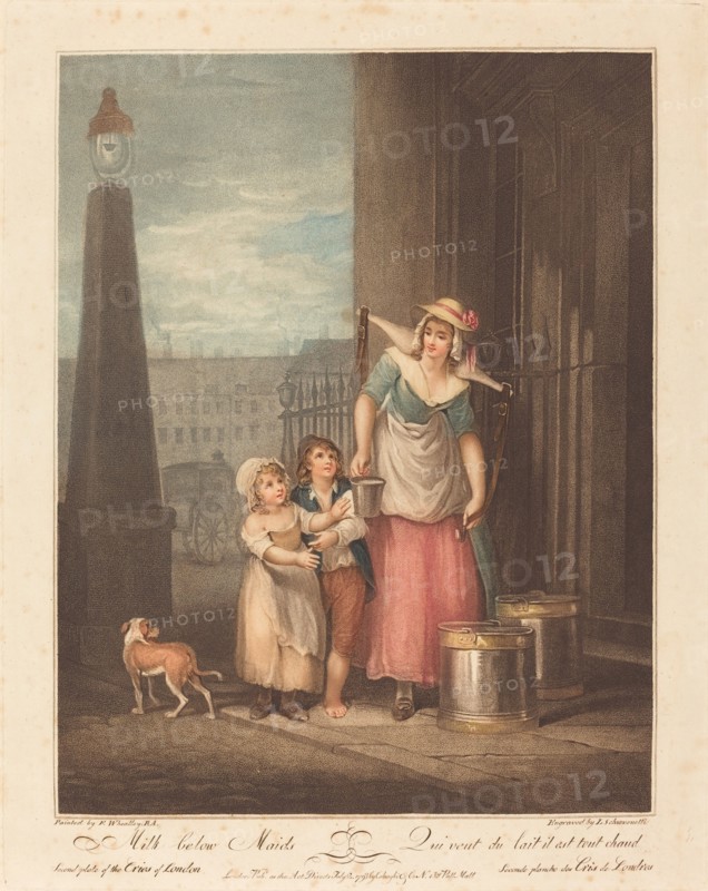 Milk below Maids, 1793. Creator: Luigi Schiavonetti.