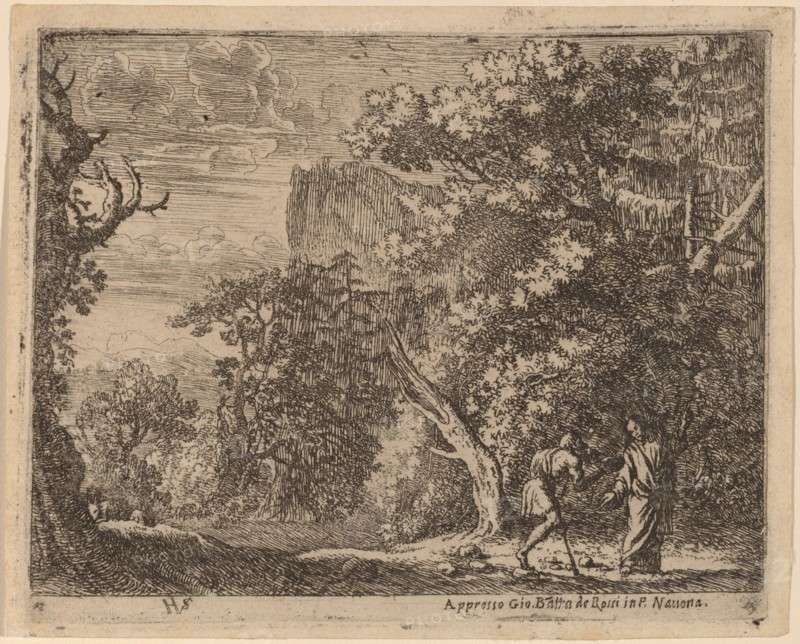 Temptation of Christ. Creator: Herman van Swanevelt.