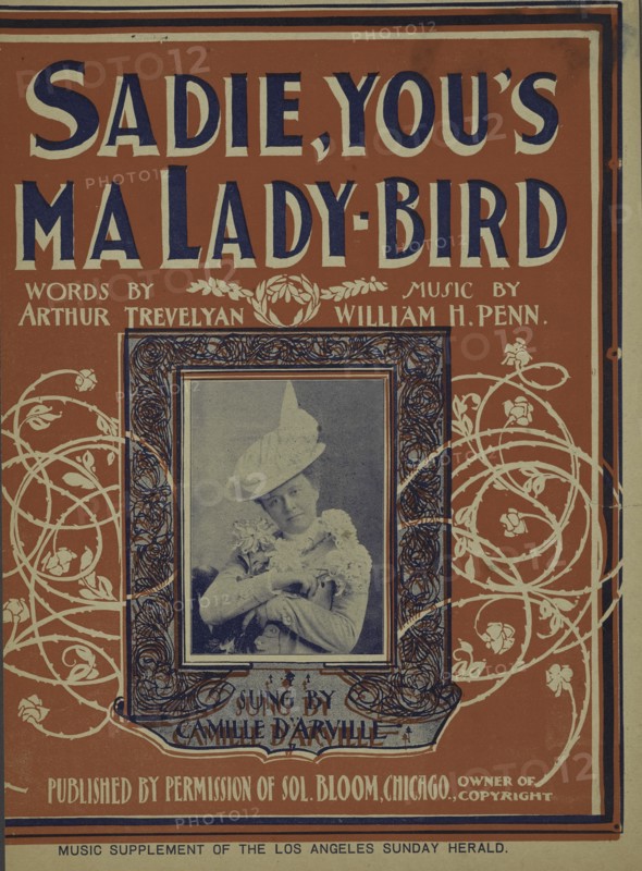 'Sadie, you's ma lady-bird', 1901. Creator: Unknown.