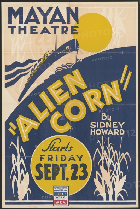 Alien Corn, [Los Angeles]. [193-].  Creator: Unknown.