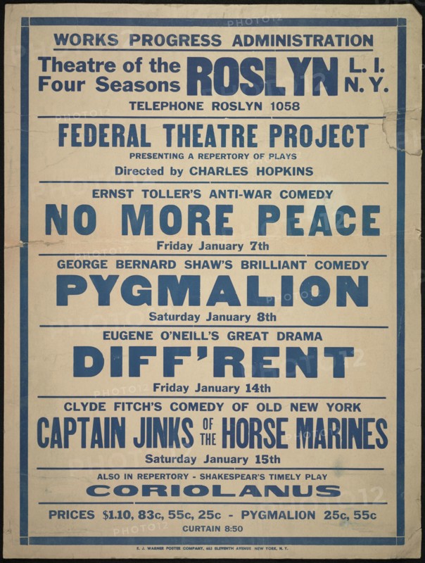 No More Peace, Roslyn, NY, [1930s]. Creator: Unknown.