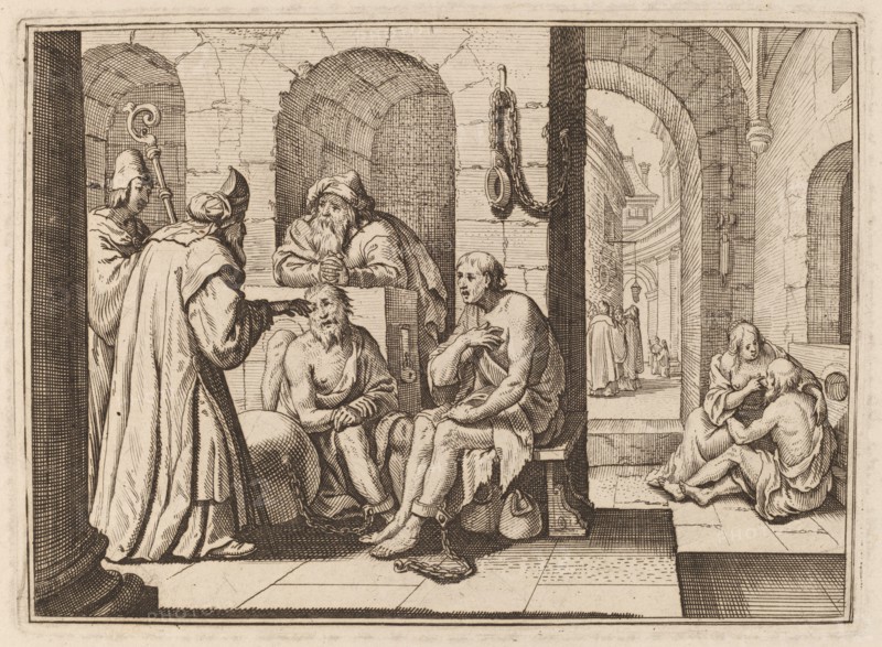 Consolation of the Imprisoned. Creator: Conrad Meyer.