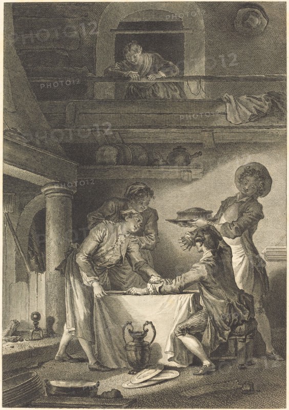 Le pate d'anguilles. Creator: Charles Emmanuel Patas.