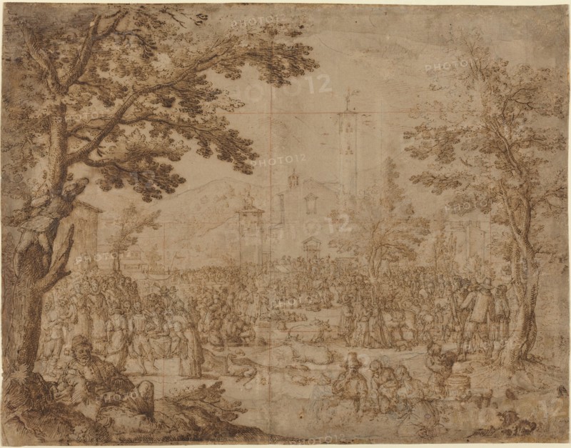 The Fair at Impruneta. Creator: Remigio Cantagallina.