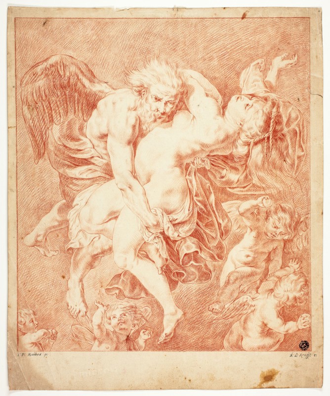 Boreas and Orytheia, n.d. Creator: Jan Lauwryn Krafft.