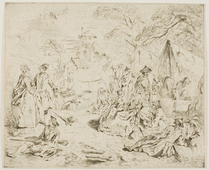 Troops Resting, 1720–25. Creator: Jean-Baptiste Pater.