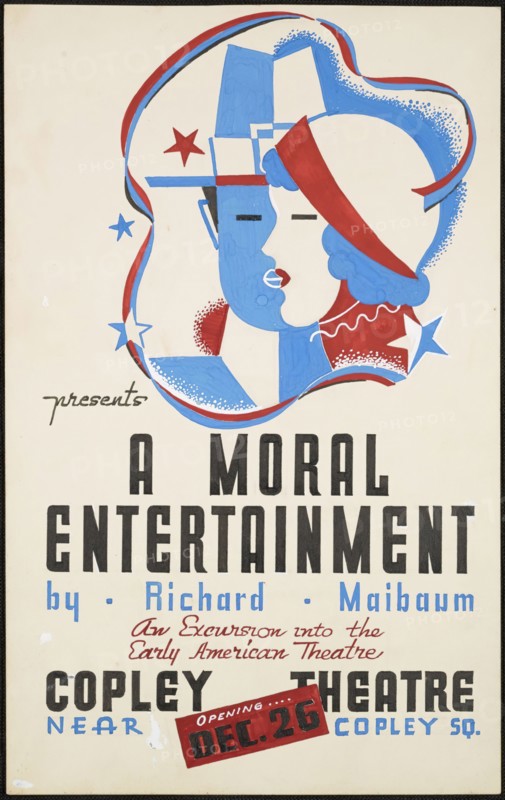 A Moral Entertainment, Boston, 1938. Creator: Unknown.