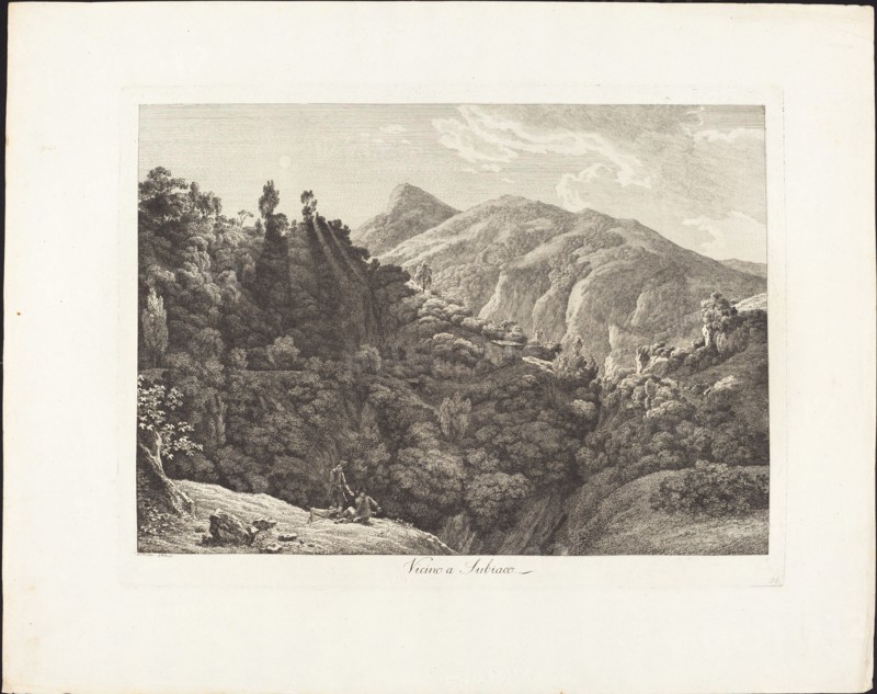 Vicino a Subiaco, 1793. Creator: Jacob Wilhelm Mechau.