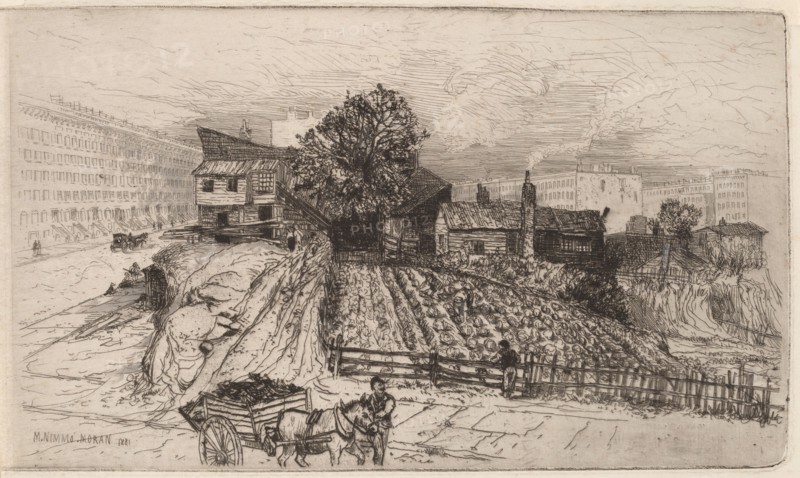 A City Farm?New York, 1881. Creator: Mary Nimmo Moran.