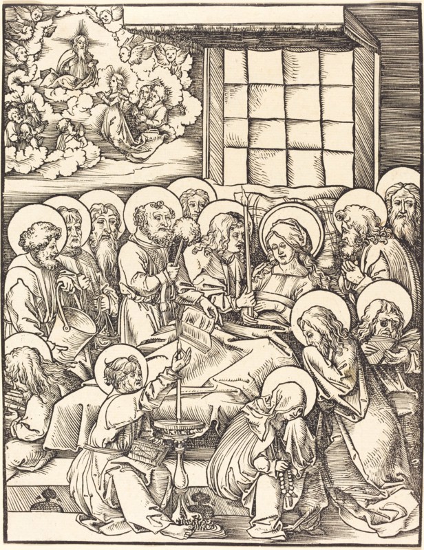 Death of the Virgin. Creator: Hans Wechtlin the Elder.