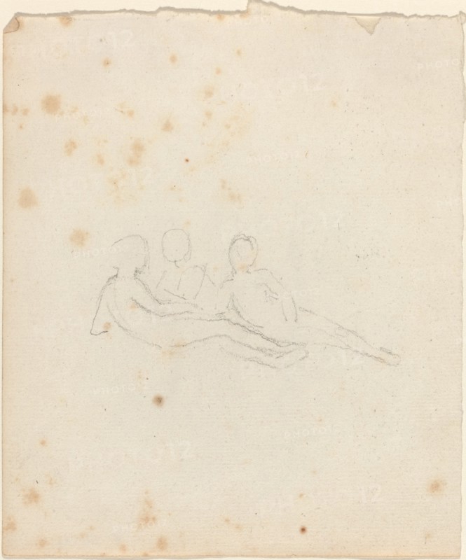 Three Reclining Female Figures. Creator: John Flaxman.