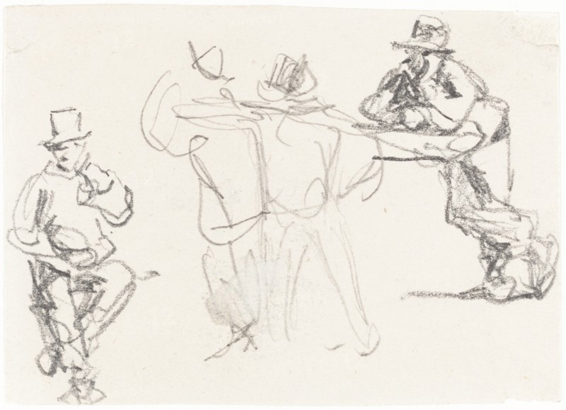 Studies of a Male Figure. Creator: William Henry Hunt.