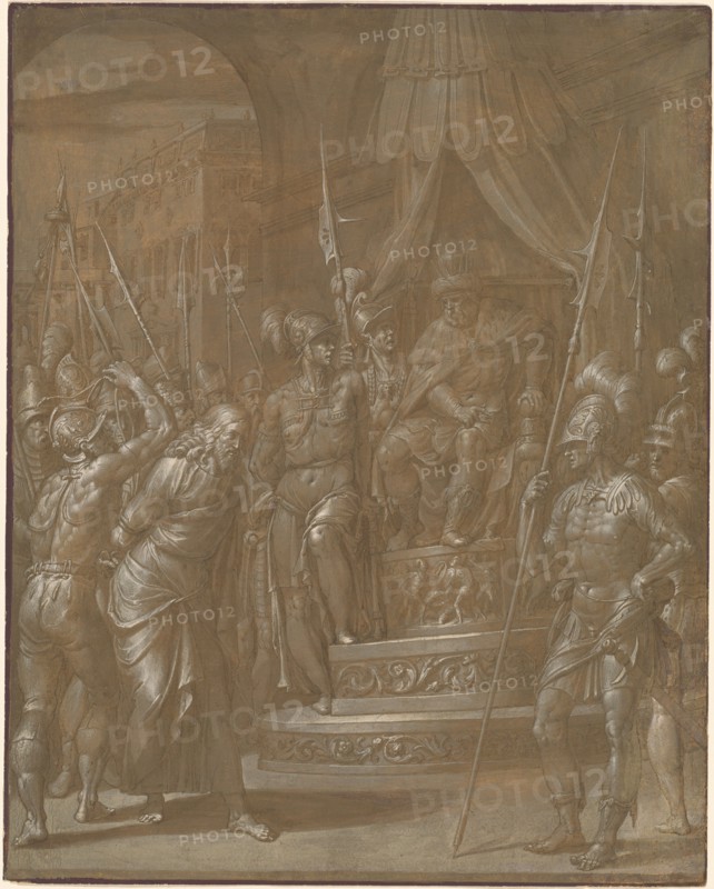 Christ before Herod, c. 1591. Creator: Jacopo Ligozzi.