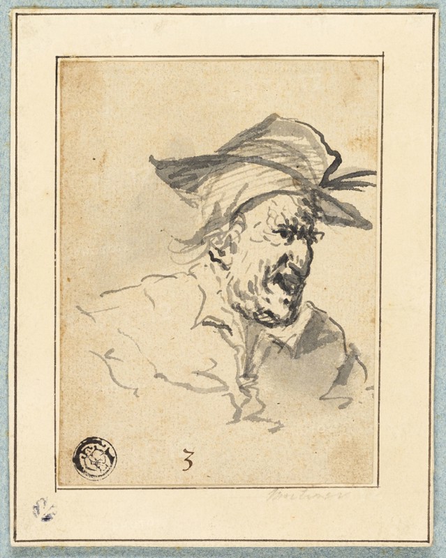 Character Sketch, n.d. Creator: John Hamilton Mortimer.