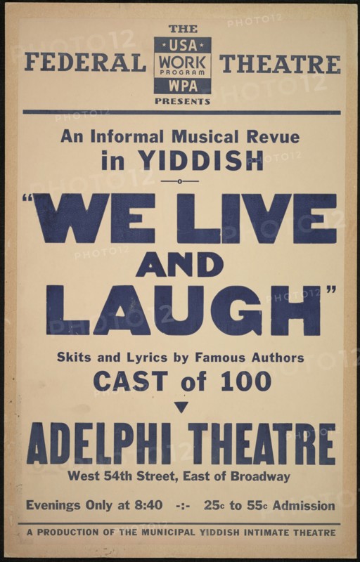 We Live and Laugh, New York, [1930s]. Creator: Unknown.