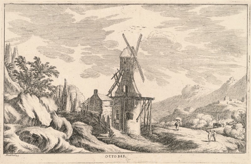 October, late 17th century. Creator: Lodovico Mattioli.