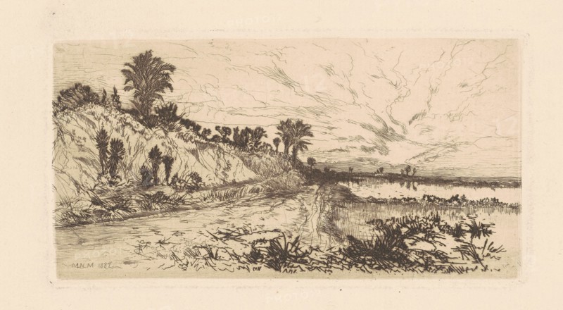 Point Isabel, Florida, 1887. Creator: Mary Nimmo Moran.
