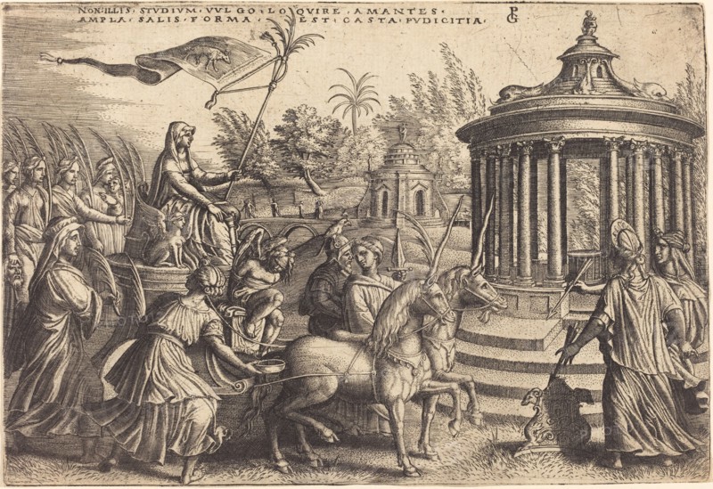 The Triumph of Chastity, c. 1539. Creator: Georg Pencz.
