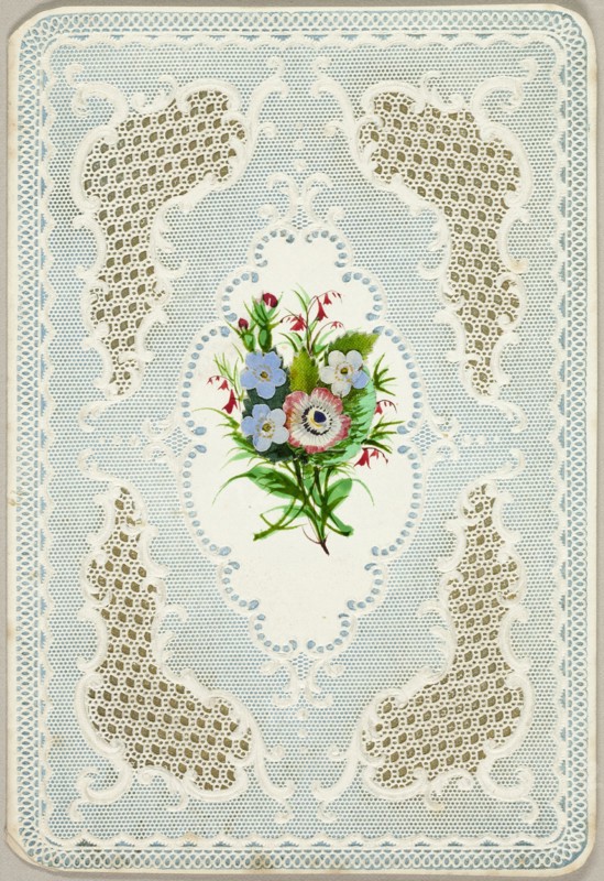 Untitled Valentine (Flowers), 1840/50. Creator: Unknown.