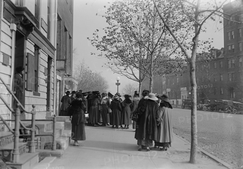 Woman Suffrage - Pickets, 1917. Creator: Harris & Ewing.